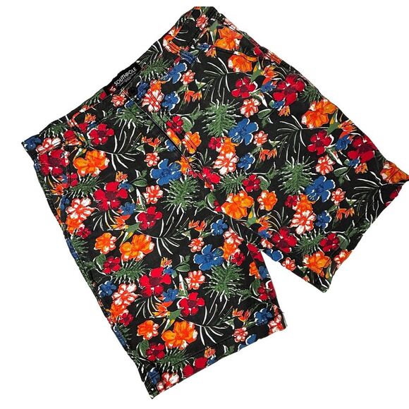 South Pole Other - VTG‎ Y2K SouthPole Floral Shorts Mens 36 Skater Street Wear Baggy Hawaiian EUC